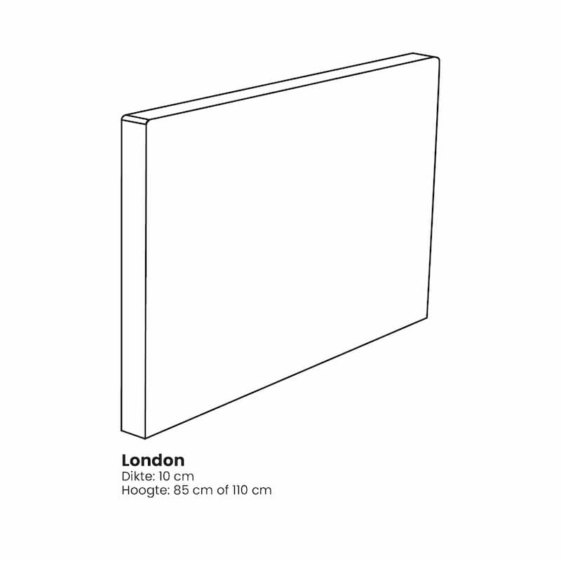 London hoofdbord afmetingen | Stylzzz