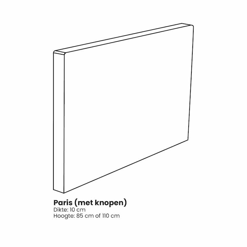 Paris hoofdbord afmetingen | Stylzzz